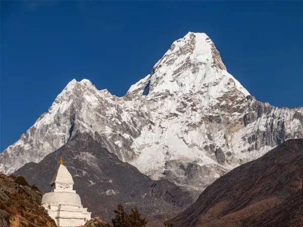 Amadablam With Stupa