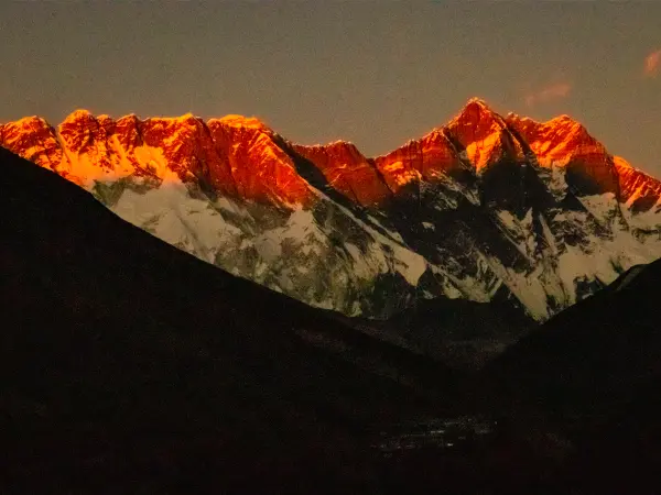 Lhotse Sunset