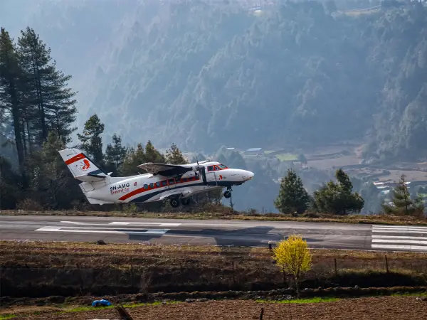 Lukla Airport Take Off