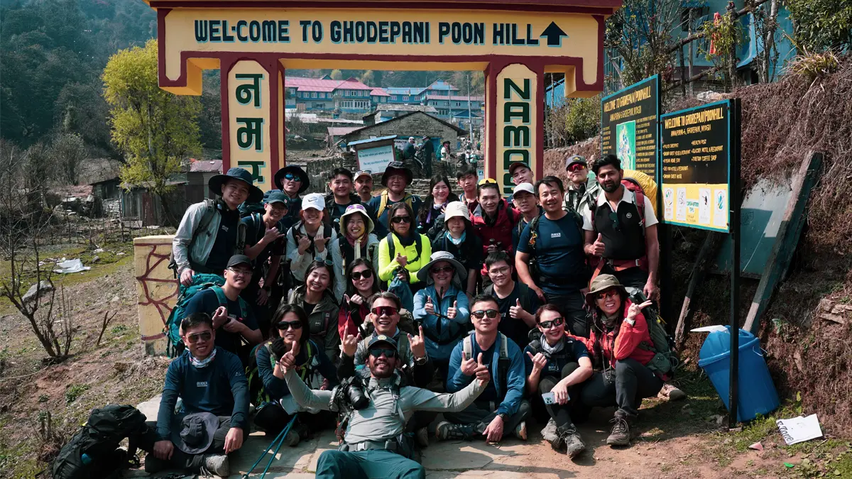 annapurna base camp trek with poonhill ghorepani