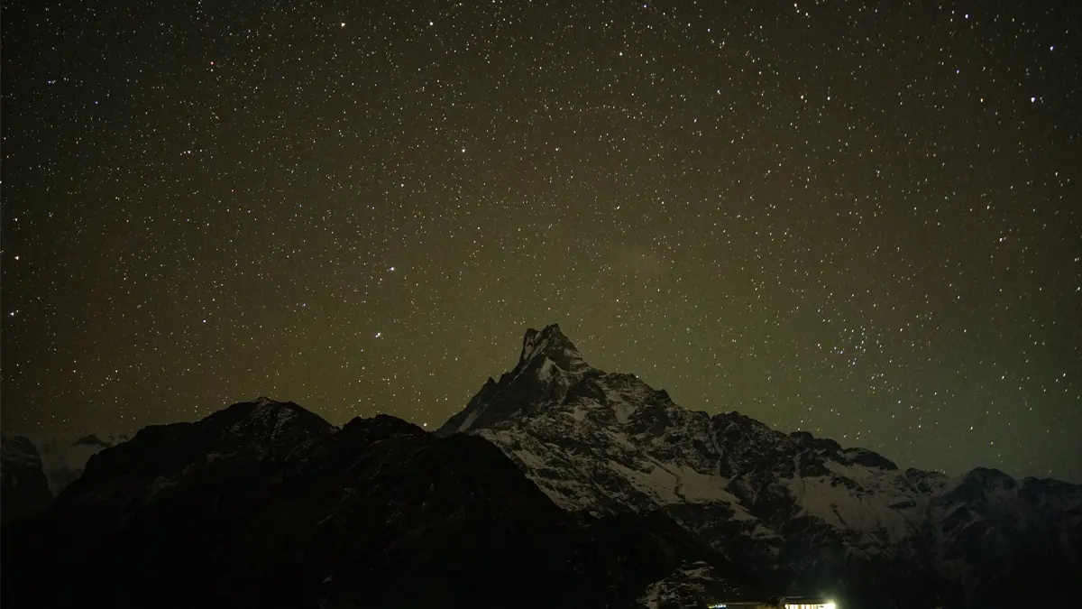 mardi himal trek milkyway